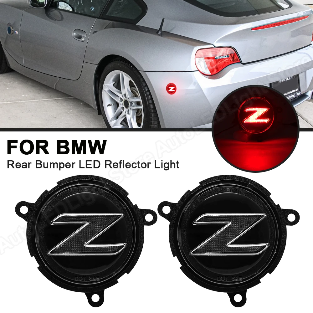 

2PCS Red Fender Flare Side Marker LED Lamps For BMW Z4 E85 M Roadster 2003-2008 E86 M Coupe 2006-2008 Error Free Waterproof