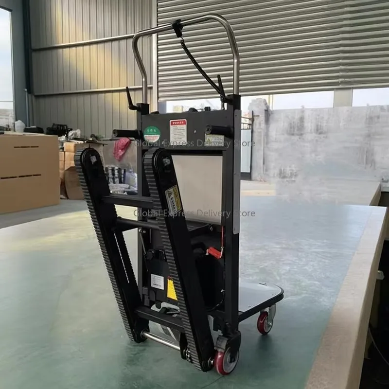 180kg  Four-Wheel Roll Container Hand Trolley for Transportation Forklift Electric Crawler Step Stair Climber Machine