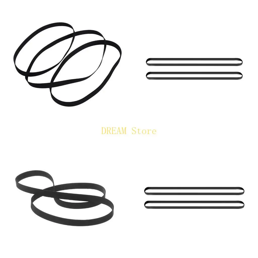 6-10mm Width Universal Cassette Tape Machine Belts Assorted Common Drive Flat Rubber Belt for CD DVD Recorders Best Sale