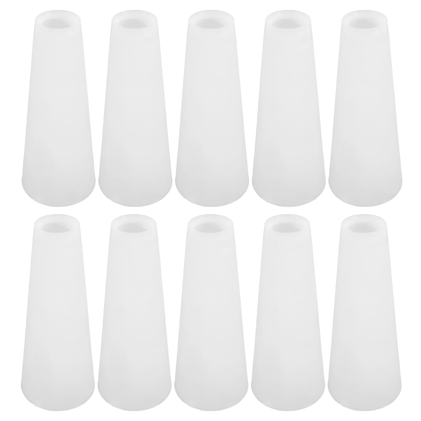 

10 Pcs Plastic Yarn Cones Textile Winding Tubes Cord Thread Holders DIY Spool Knitting Bobbins Wire Weaving Sewing