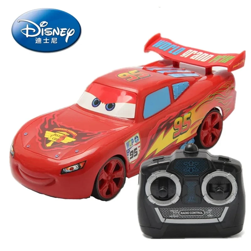 

2026 Disney Anime Pixar Cars 3 Electric Toy Car Lightning Mcqueen Remote Control Children Toy Simulation Racing Christmas Gifts#