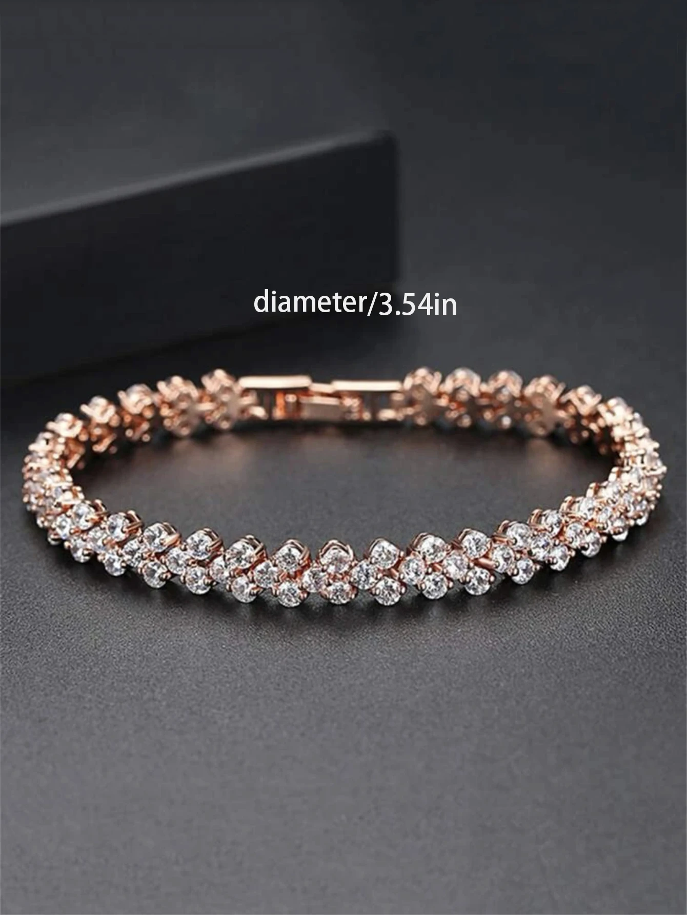 2PCS Set Luxury Watch Women Bracelet Rhinestone Fashion Wristwatch Casual Ladies Watches Bracelet Set Clock