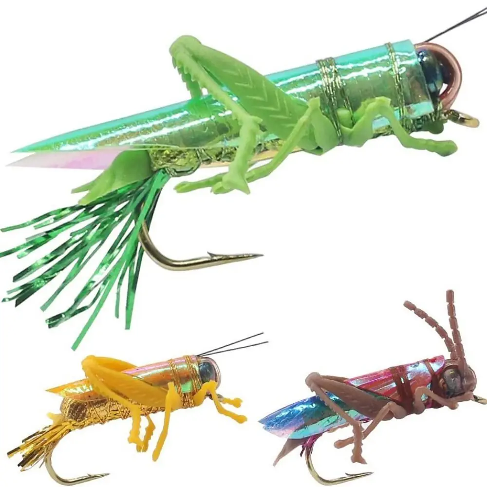 Bass Lure Insect fishing lures squid 2# 6# 2/0# grasshopper fishing bait Fishing Tackle road simulation Hard Artificial baits