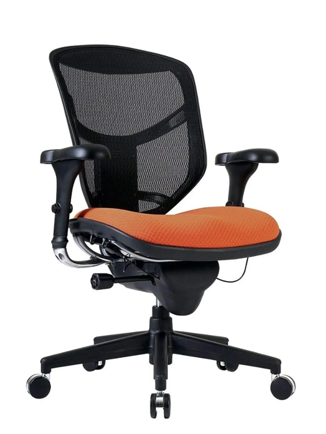 

Ergonomic Mid-Back Office Chair Mesh & Fabric Swivel Task Desk Seat Compliant Black, Customized