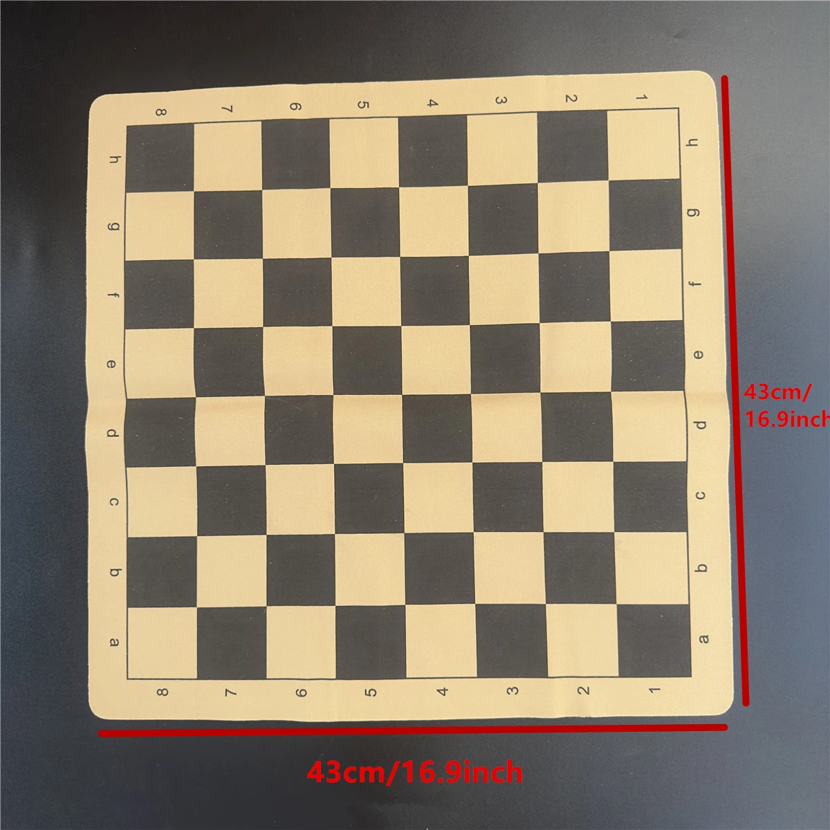 Catur antik buah catur Qing Bing besar papan catur kulit 3d Qing Bing Resin catur kotak permainan 40*19cm /15.7*7.5 inci