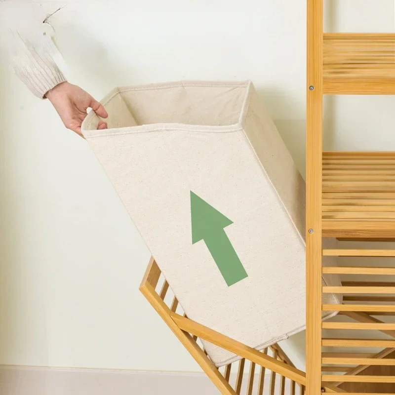 متعددة الاستخدامات متعددة الوظائف سلة الغسيل تقسيم شبكة تخزين غرفة المعيشة أشتات الرف منظم الحمام المنزلي #4