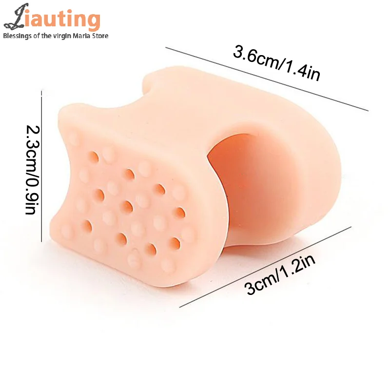 SEBS Thickened Single Hole Toe Splitter Toe Valgus Correction Bigfoot Overlapping Toe Separation Clip Soft Clamp Foot Separator