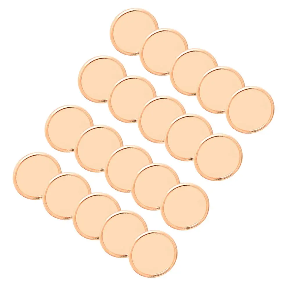 

20 Pcs Notebook Planner Discs Mushroom Hole Binders Solid Electroplated Bright Colors DIY Student Attention Book Binding Discs