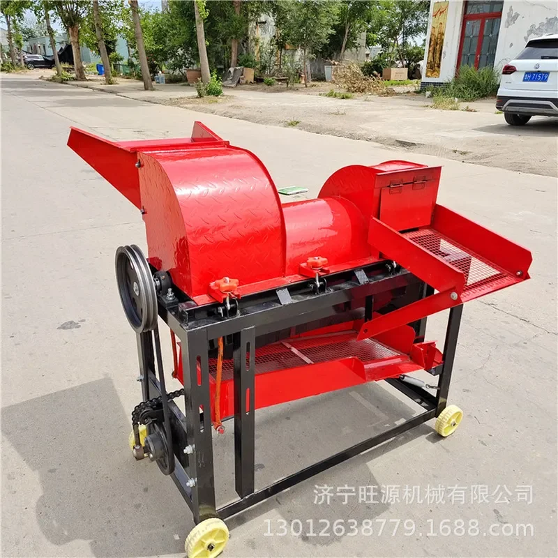 For Rice Sorghum Thresher Household Electric Small Grain Threshing Machine Compact Size High Efficiency Farm Garden Use