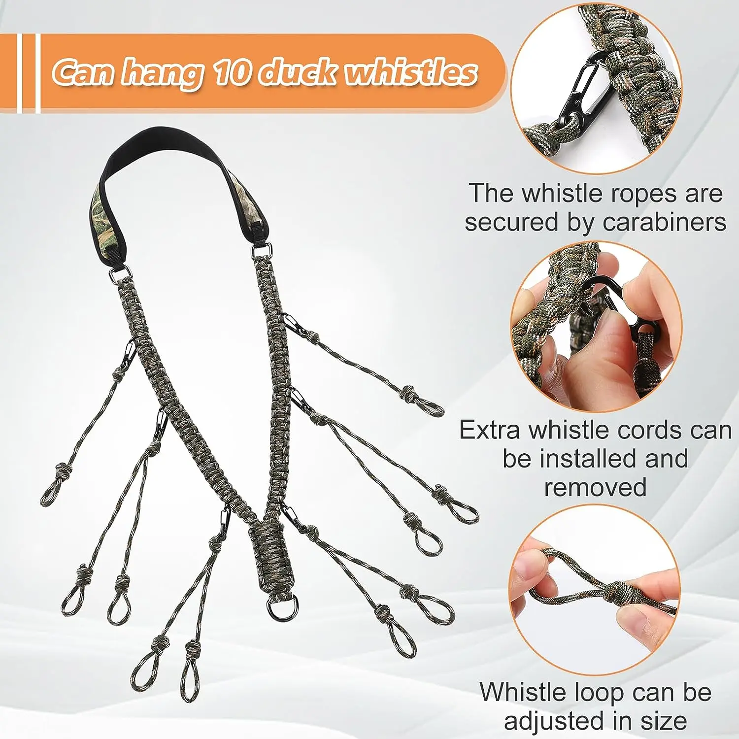 Duck call lanyard for Outdoor Hunting and Shooting