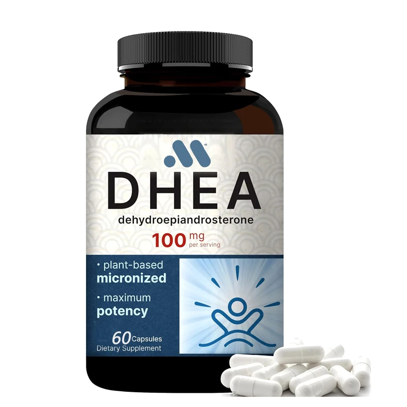 Pilules DHEA 60, qualité micronisée, extra forte, meilleure absorption, supporte les niveaux d'énergie, le métabolisme et un vieillissement sain