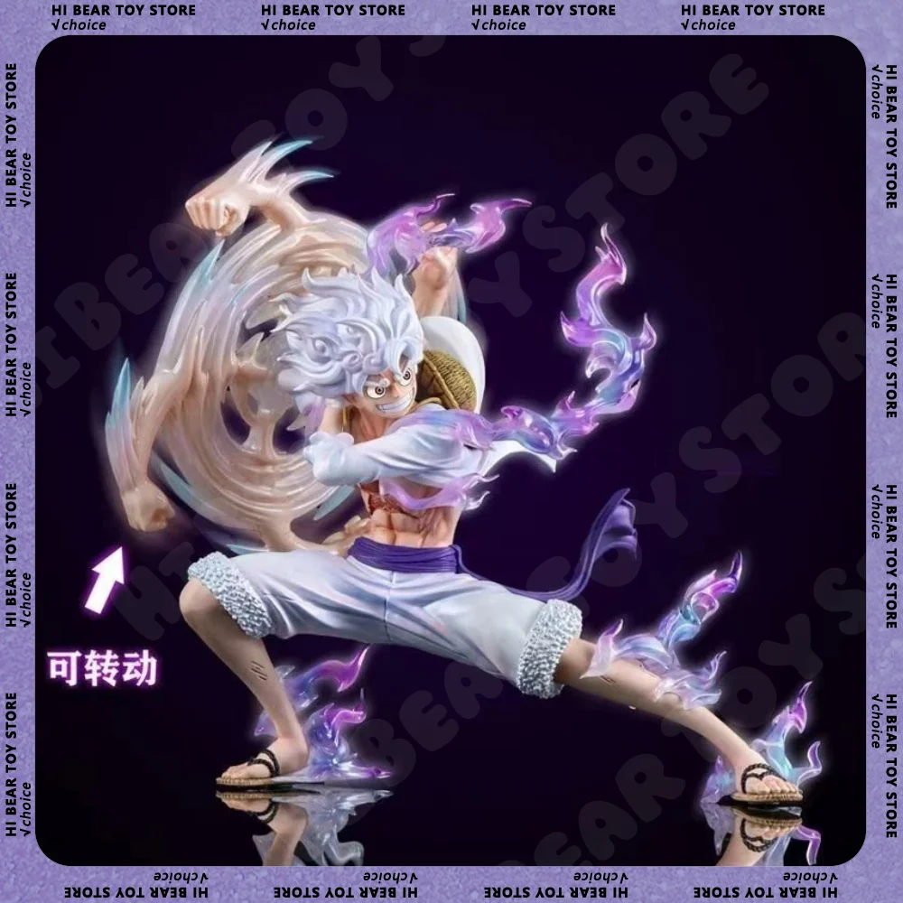 

19cm One Piece Monkey D Luffy Anime Figure Nika Luffy Gear 5 Action Figures Pvc Statue Model Doll Collection Ornament Toy Gift