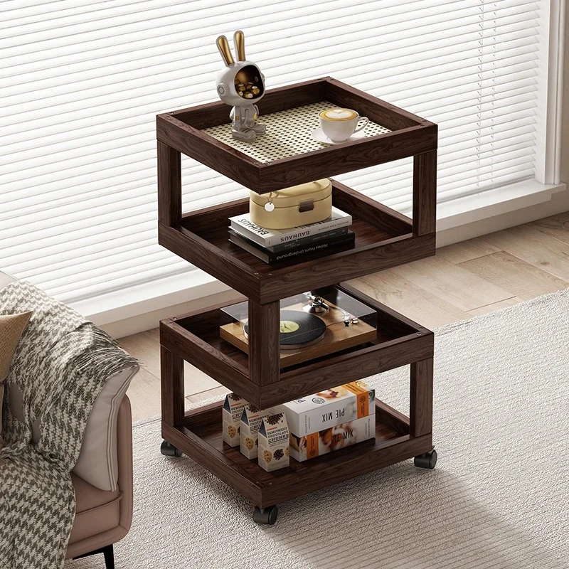 Simple coffee small side table space-saving aesthetic living room furniture