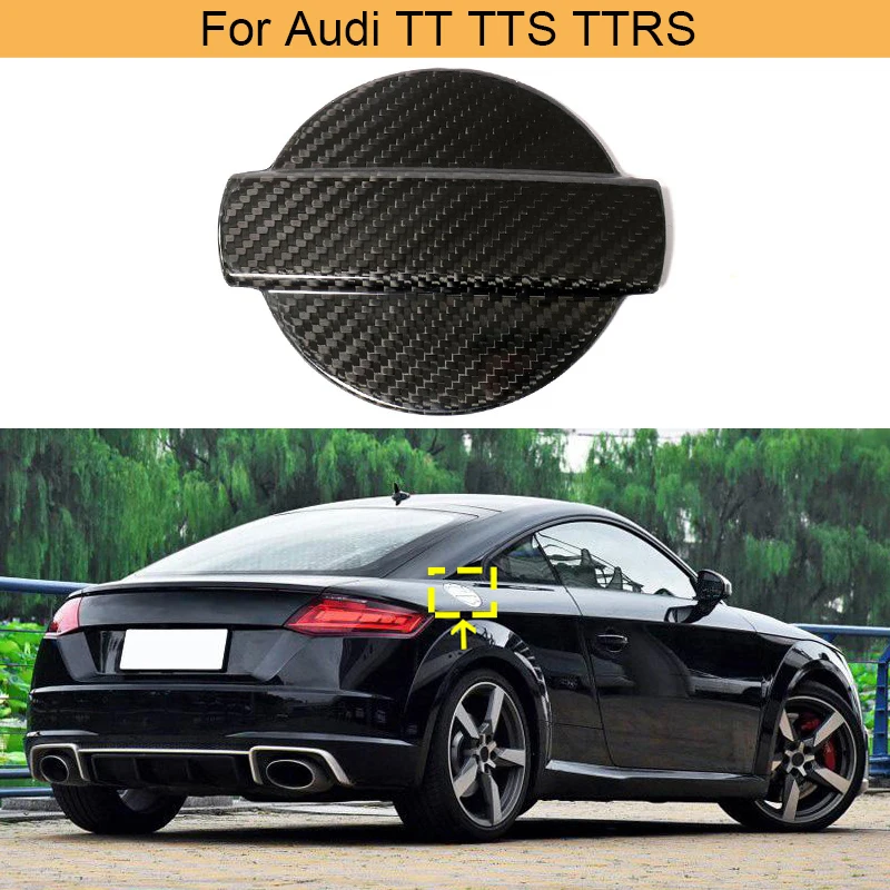 

Carbon Fiber Car Fuel Oil Tank Cover Cap For Audi TT TTS TTRS Coupe 2 Door 2015 - 2018 Oil Fuel Tank Cap Cover