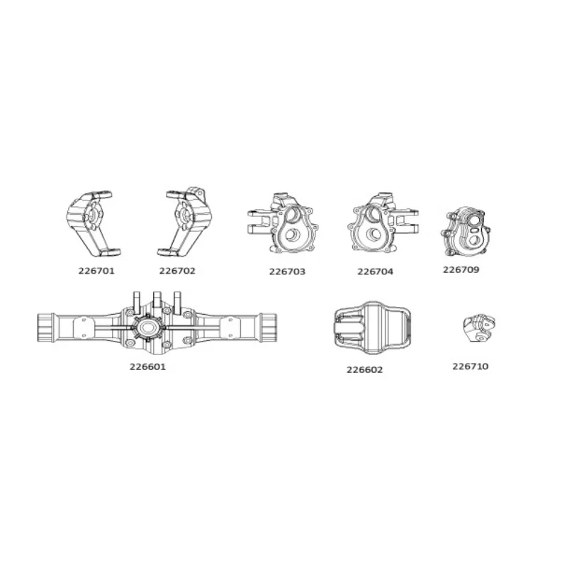 

Компонент корпуса переднего моста CROSSRC Rhinoceros EMOX 226601 CS-97401082