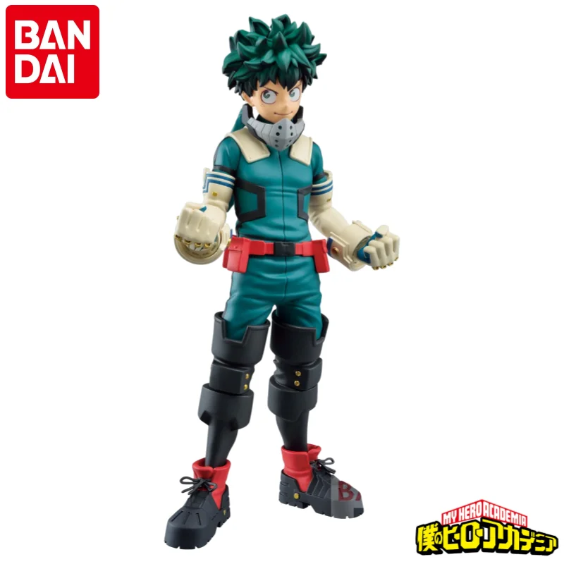 

В наличии оригинальные праздничные подарки Bandai, 100% натуральная фигурка Midoriya Izuku, модель статуи, украшения, товары в стиле аниме, игрушки