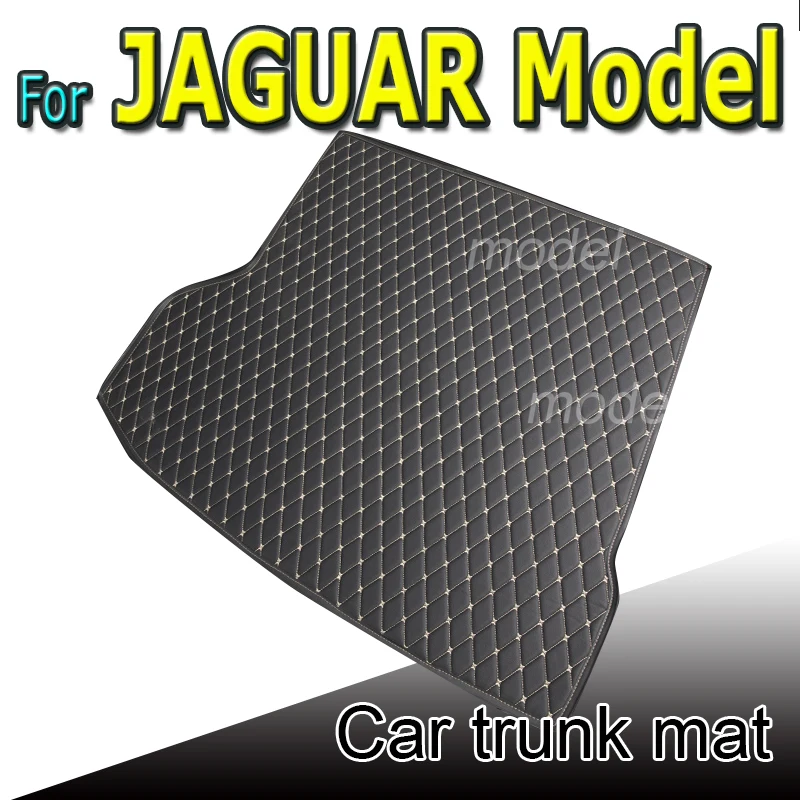 Waterproof Car Trunk Mat For JAGUAR F-Pace E-pace I-Pace X-Type XK Cabriolet coupe XE XF Cargo Liner Boot Carpets