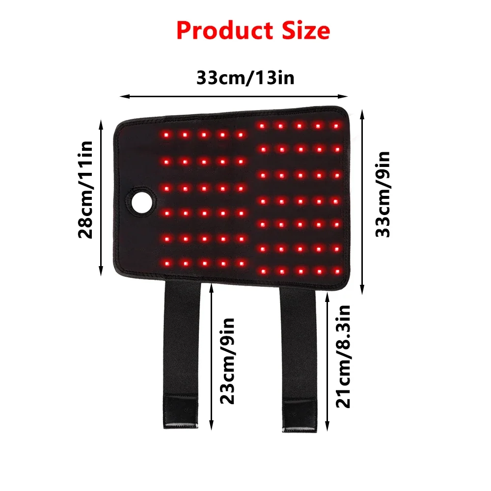 ZOGNKUNG Red Light Pad สําหรับข้อมือ,ข้อศอกข้อศอกข้อต่อบรรเทาความเมื่อยล้าใกล้แสงอินฟราเรดอุปกรณ์ Pad 660 & 850nm บรรเทาผ่อนคลายกล้ามเนื้อ