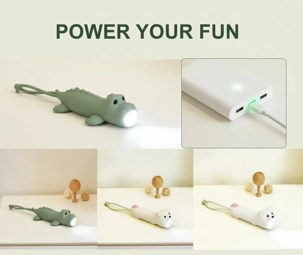 

Силиконовый светодиодный фонарик GGbingo в форме животных, портативный, на батарейках, с изображениями белой кошки, полярного медведя, кролика, динозавра.