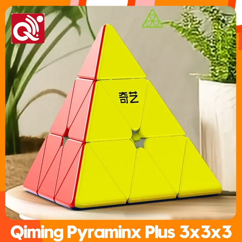 

QIYI Qiming Pyraminx Plus 3x3x3 Magnetic Magic Cube Speed Cube Pyramid Professional Puzzle Cubo Magico Fidget Toys