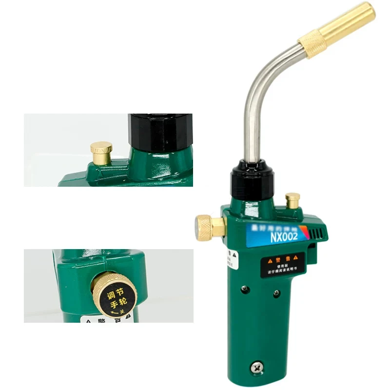 

Portable Dual-Tube Oxy-Acetylene Torch Suitable for Brazing, Welding, HVAC, Plumbing, and Gas Torches with CGA600 Connection