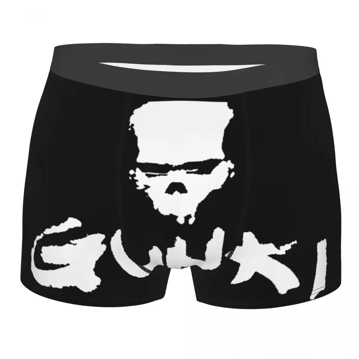 Custom Gunkis Fishing Rod Underwear Men Stretch Fish Boxer Briefs Shorts Panties Soft Underpants For Homme