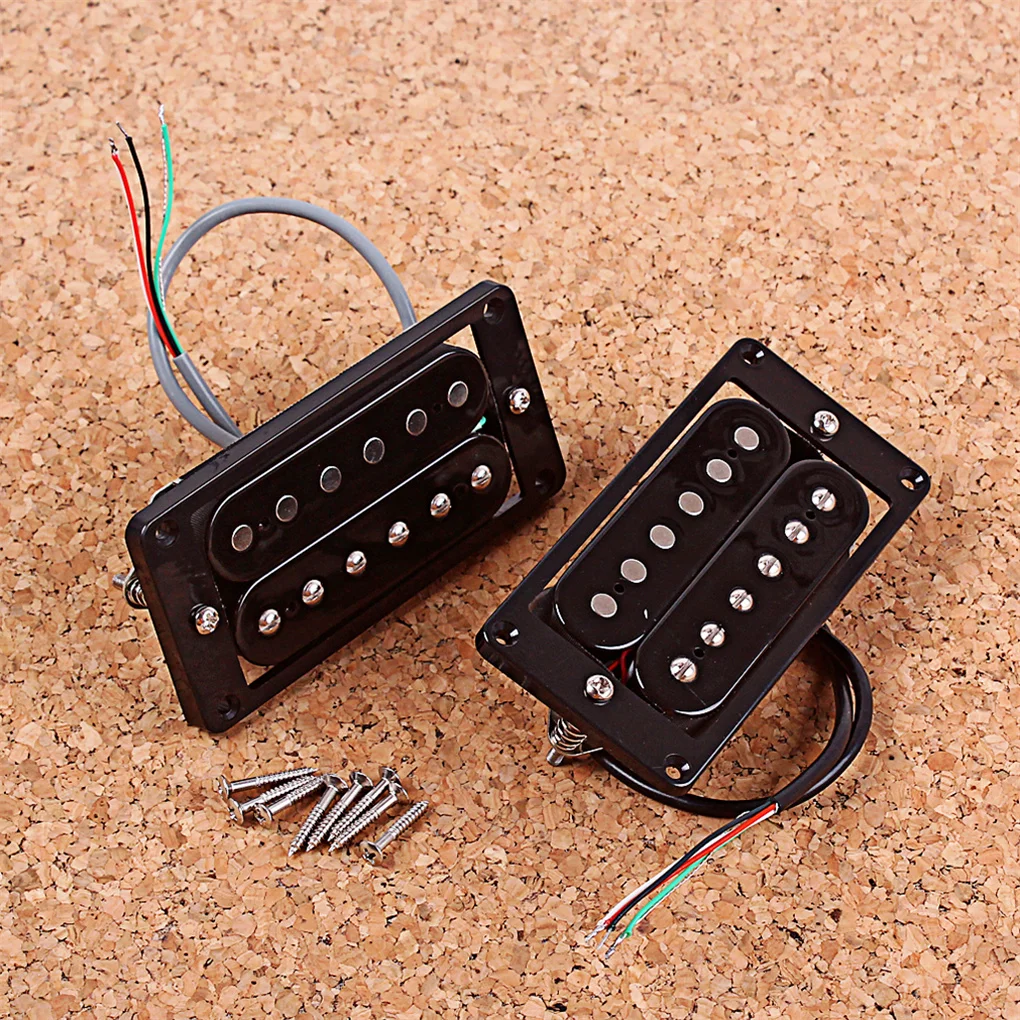 

Pickup Humbucker Bridge Neck Set Professional Double Coil Pickups