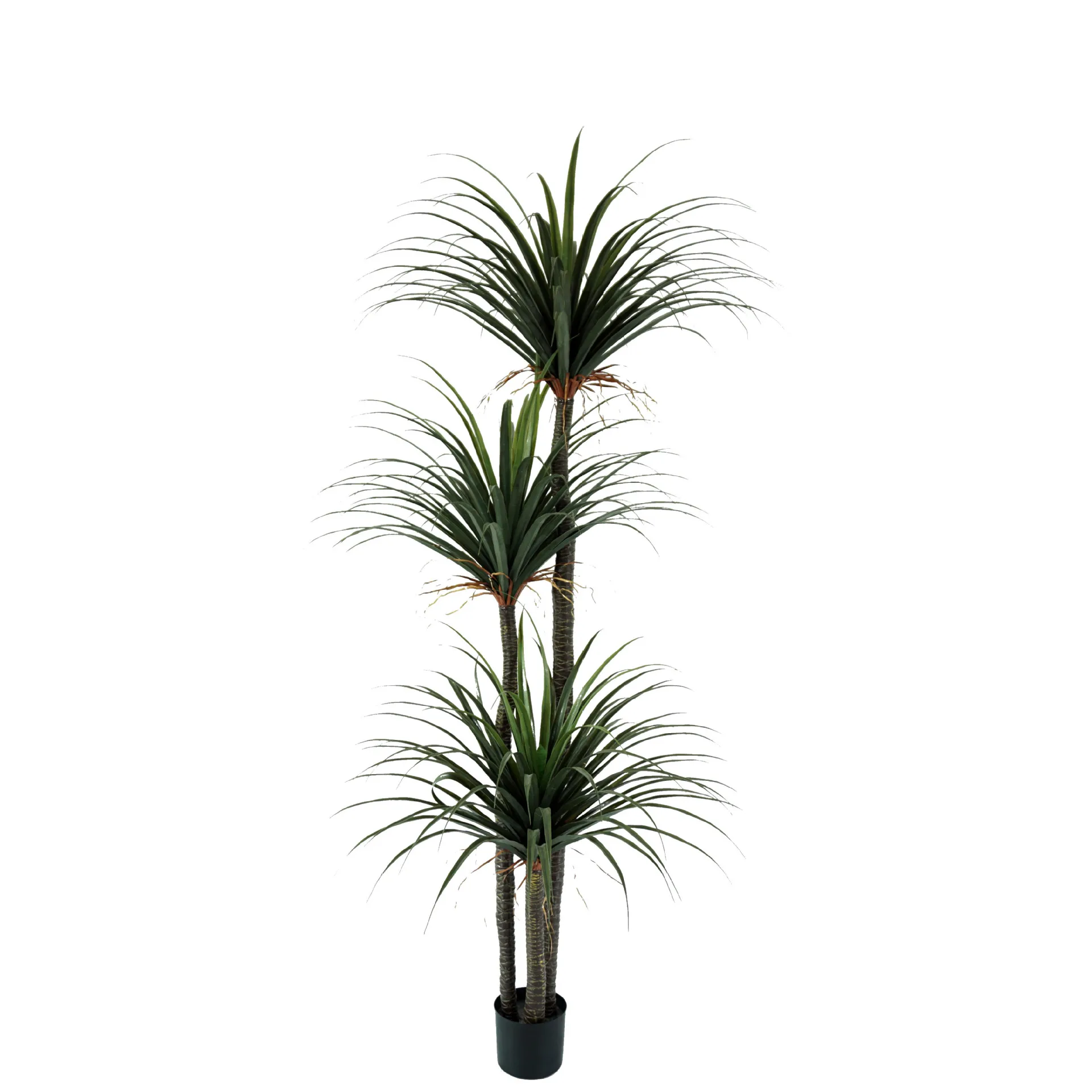 #￥Scandinavian-Style Large-Scale Bionic Decorative Artificial Plant Dragon Blood Iron Tree Floor-Standing PottedPlasticChristmas