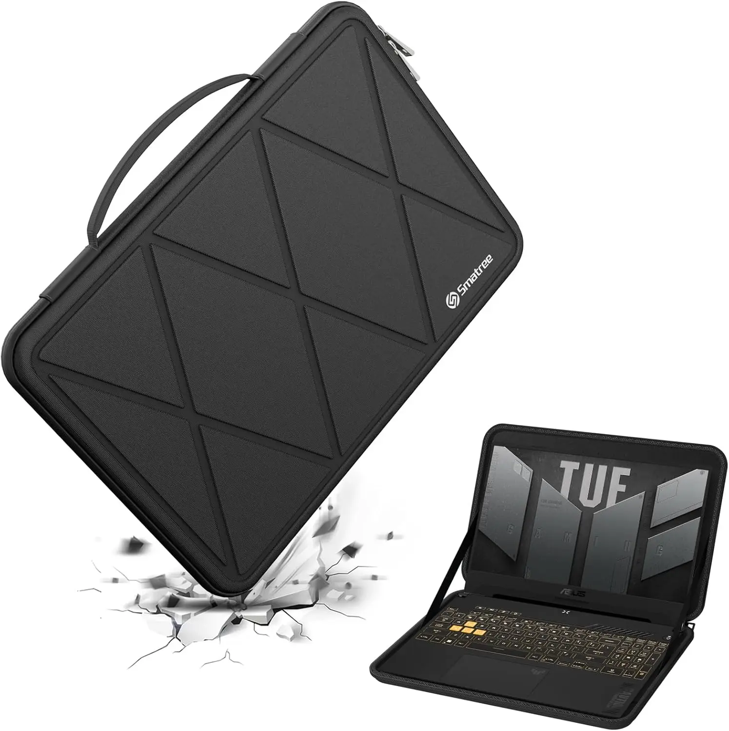Hard EVA Protective Sleeve Bag for 15.6 inch ASUS TUF Gaming A15 2024/2023 Laptop, Carry Travel Case Waterproof Sleeve (X8288)