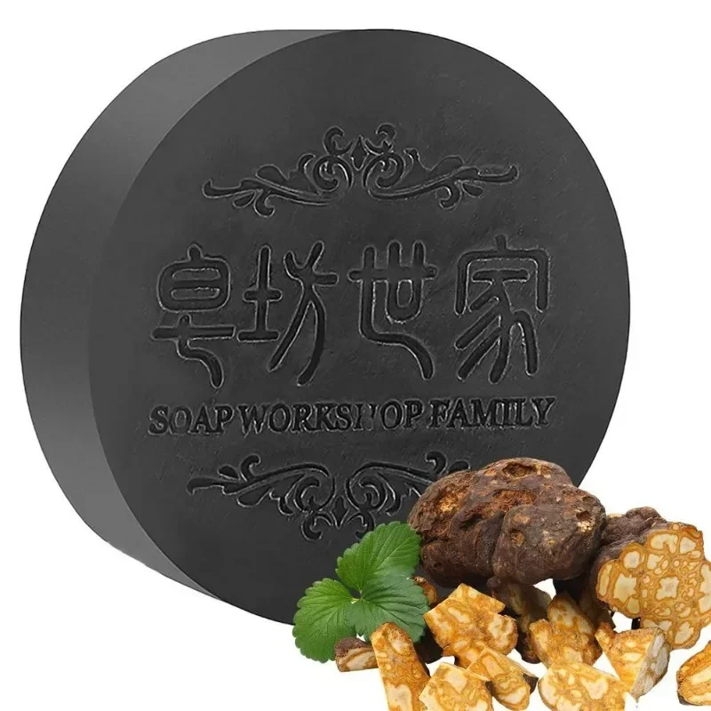 

Hair Darkening Shampoo Bar Polygonum Solid Shampoo Restore Anti Hair Loss Shampoo Soap Promote Strong Hair Growth