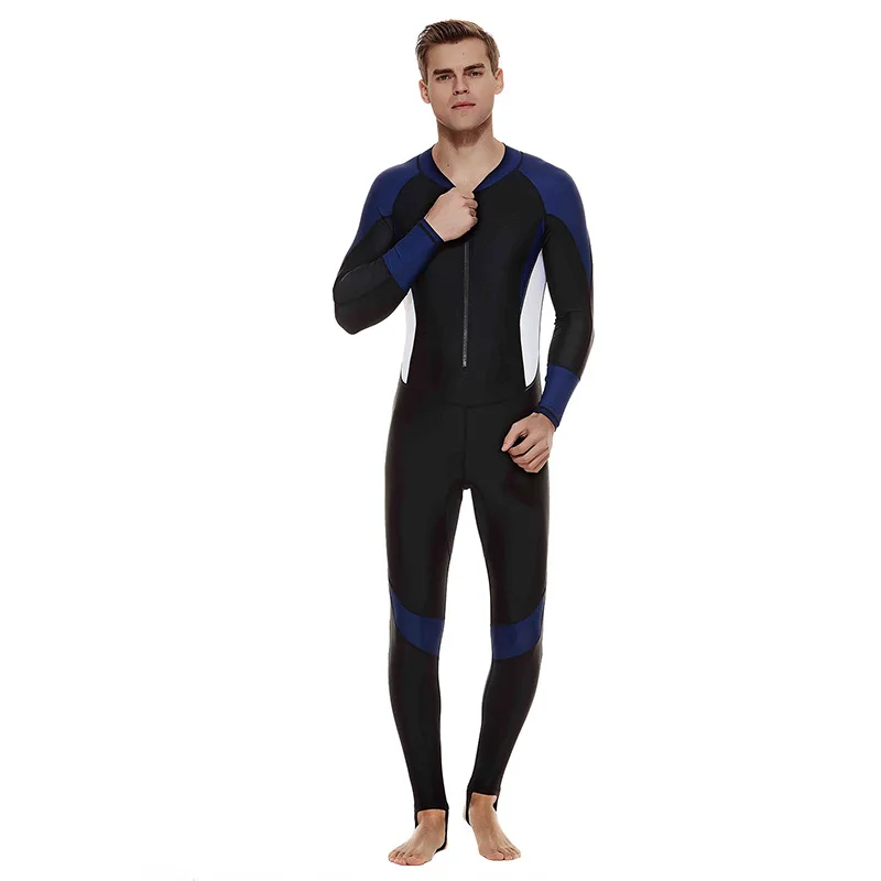 

Rash Guard Suit for Men Surfing Snorkel Diving Full body One piece Swimsuit UV50 Sun UV Protection