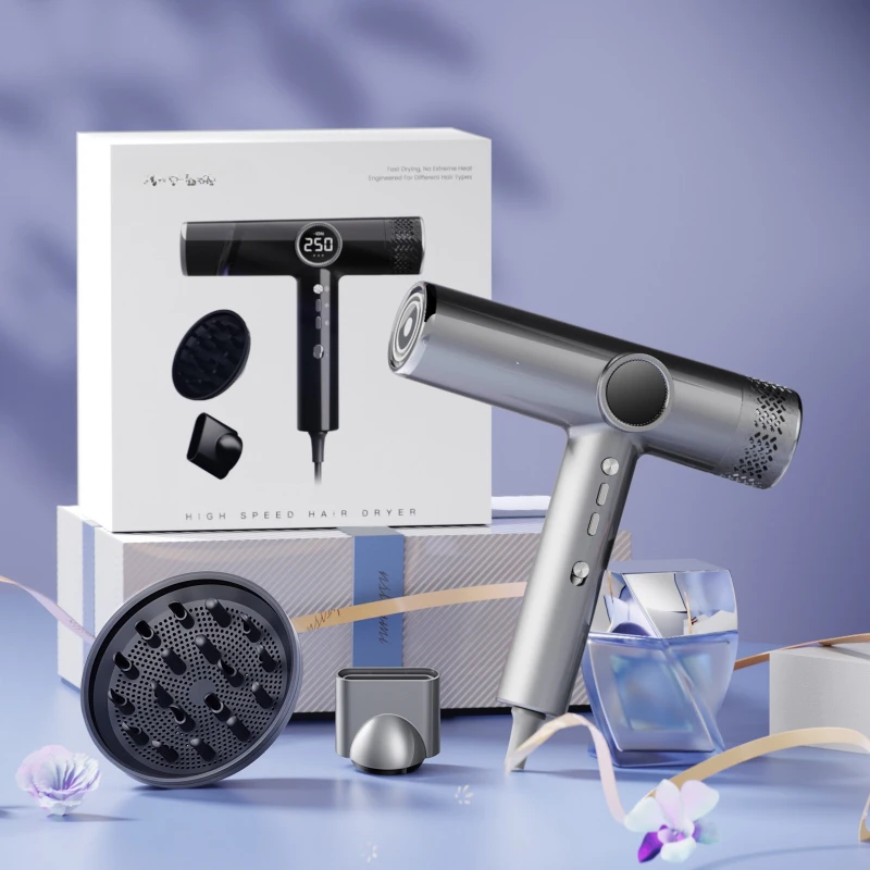 

High-speed hair dryer, household negative ion hair care, quick drying, constant temperature, large wind power, high speed