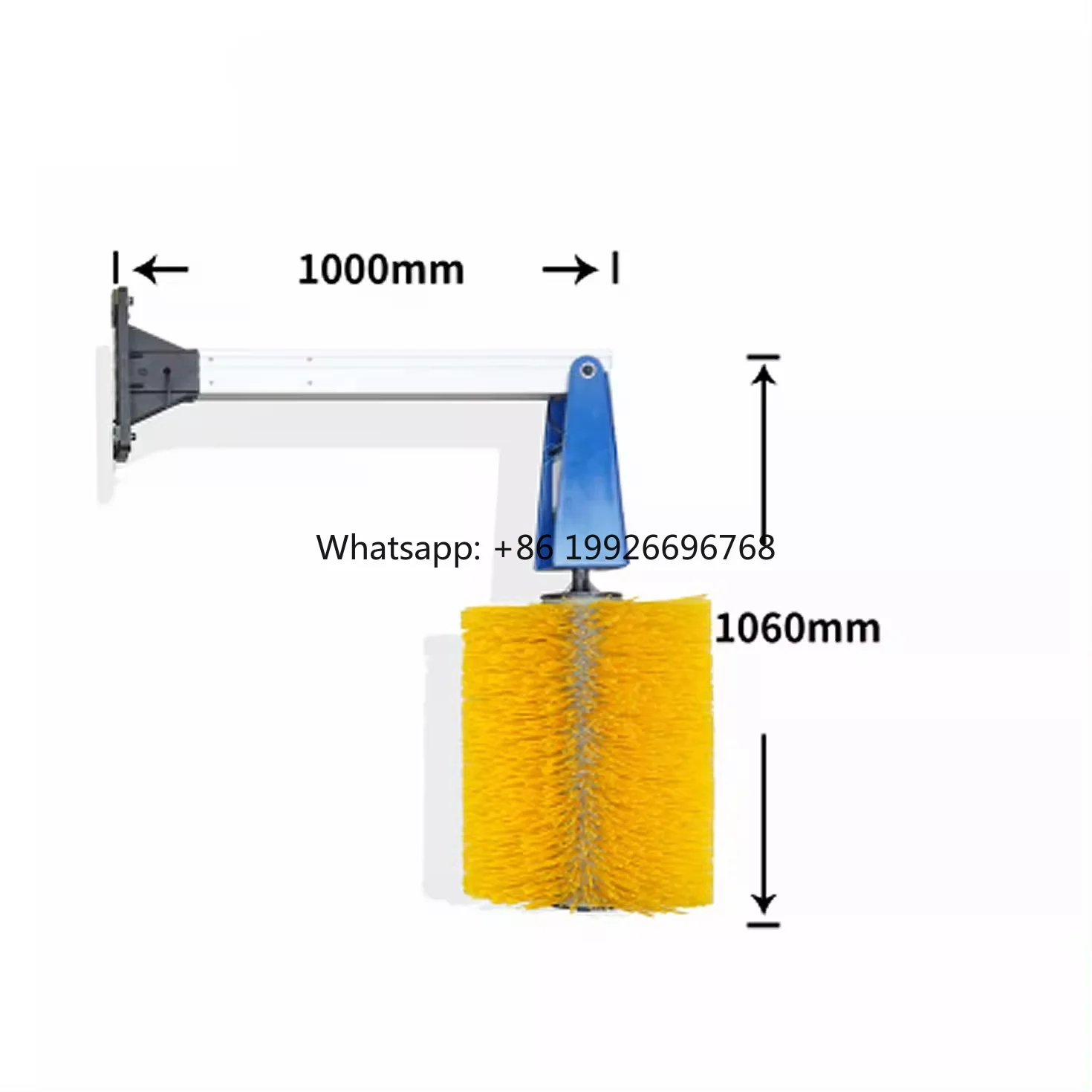 Zhenda Ultra Lightweight Frame Cattle Brush with Music Box for Cow Scratching and Body Cleaning