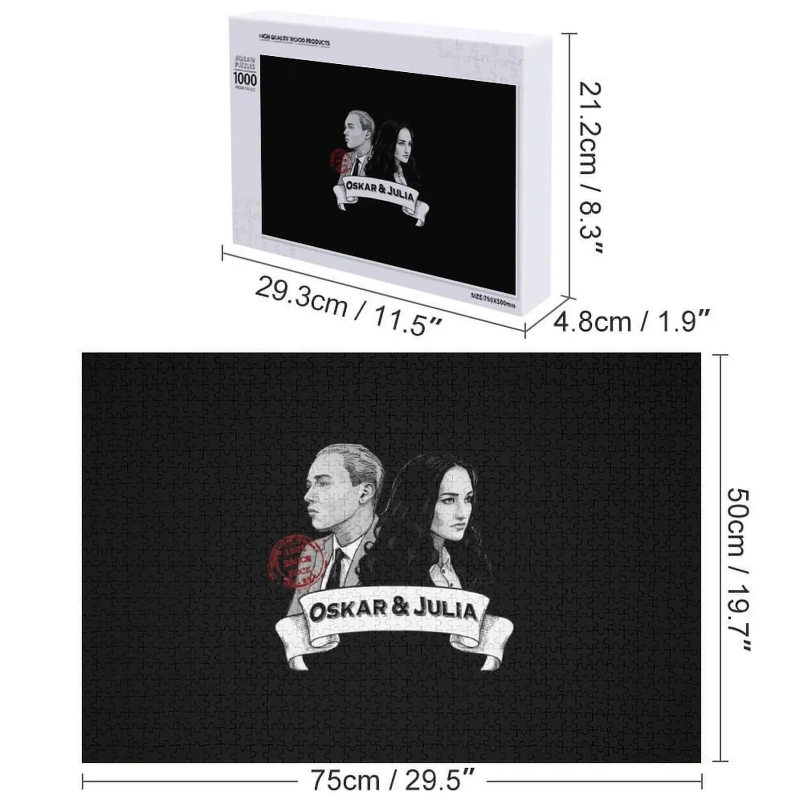 Oskar & Julia Album Artwork Gift For Fans, For Men and Women, Father Day, Family Day, Halloween Day, Thanksgiving, Jigsaw Puzzle