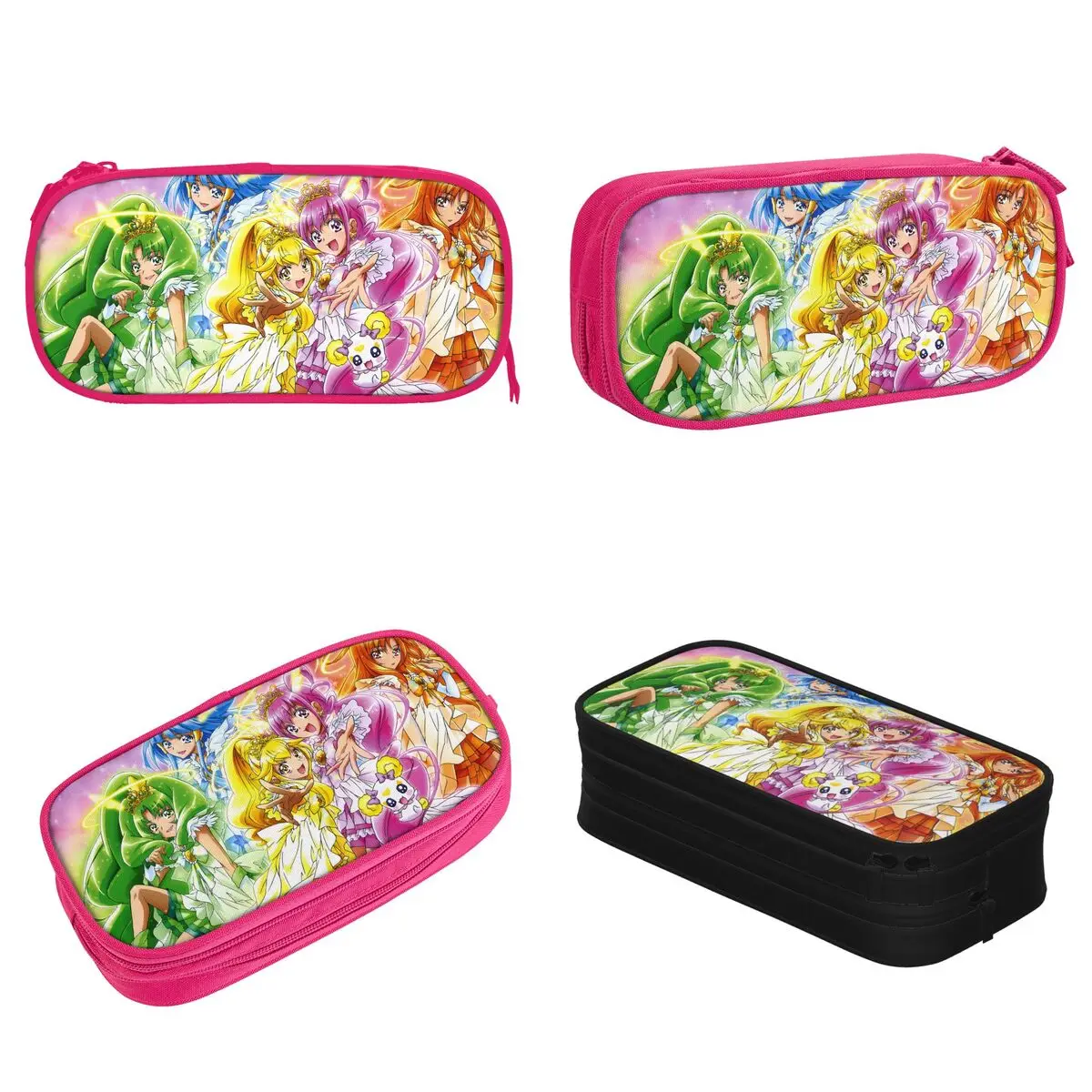Creative Smile Precure Anime Pencil Case Glitter Force Yayoi Miyuki Pencilcases Pen for Student Bags Students School Accessories