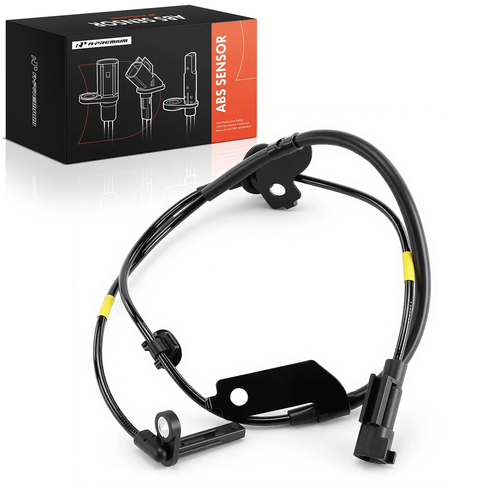 A-Premium Front Driver Side ABS Wheel Speed Sensor for Mitsubishi Outlander 2017-2020 Eclipse Cross 2018-2024 Outlander PHEV