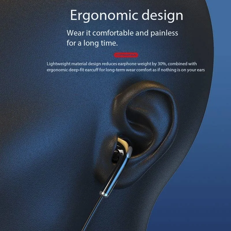 سماعات بلوتوث معلقة على الرقبة لاسلكية 5.3 جودة صوت ستيريو طويلة الاستعداد سماعة رأس للألعاب سماعات رياضية للحد من الضوضاء