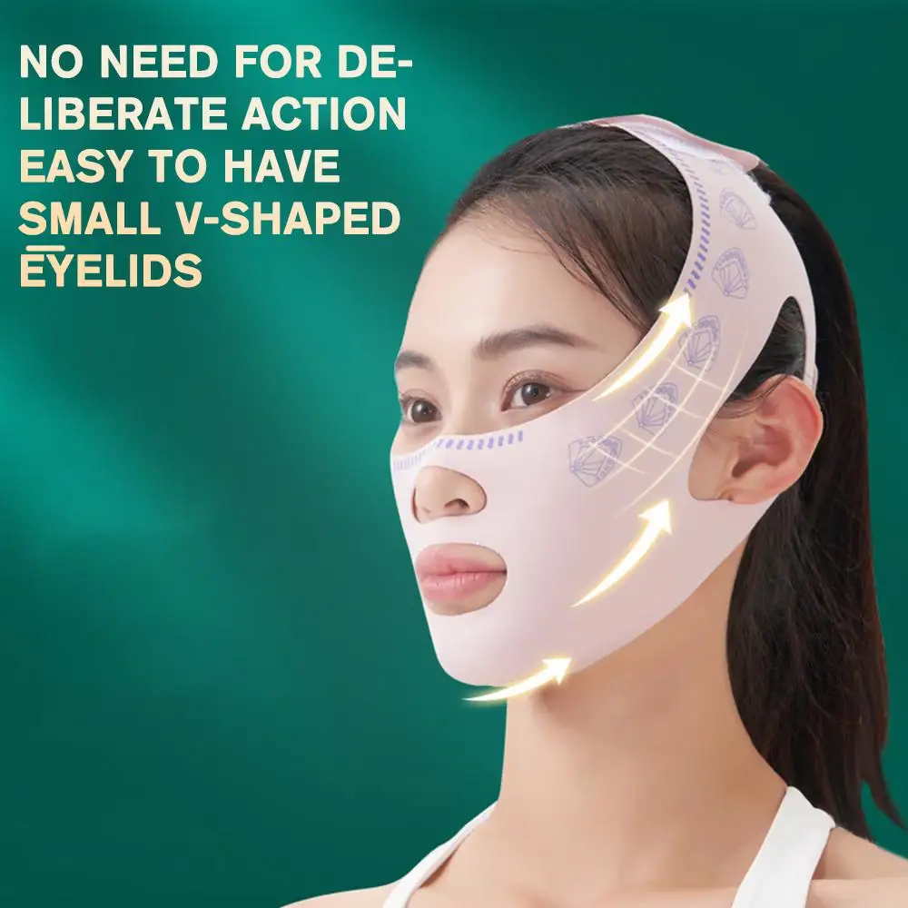 V Face Breathable Band Cheek Lift Up Face Thin Mask Reduce Double Chin V-Line Shaping Bandage Anti Wrinkle Face Bandage