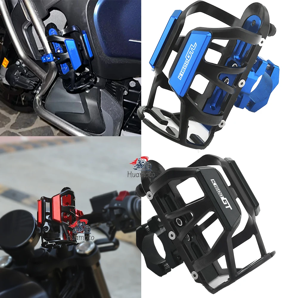 

For BMW K1600 K1600GT K1600GTL Accessories CNC Beverage Water Bottle Drink Cup Holder Bracket Mount Hot Deal Motorcycle