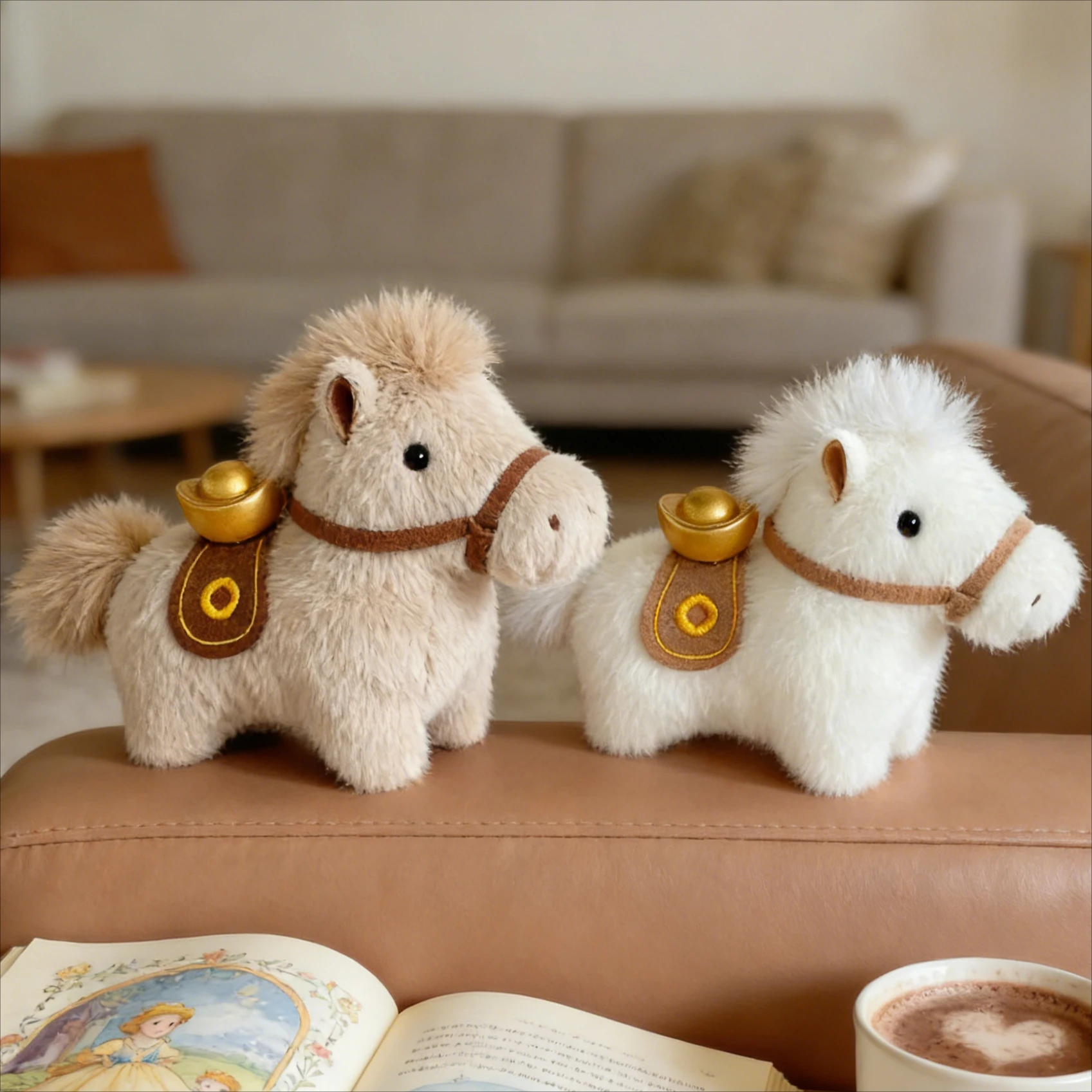 자동차 키체인 펜던트 선물 귀여운 별자리 조랑말 인형 플러시 인형 BMW 인형 가방 장식용 즉시 돈을 모으는 조랑말 펜던트