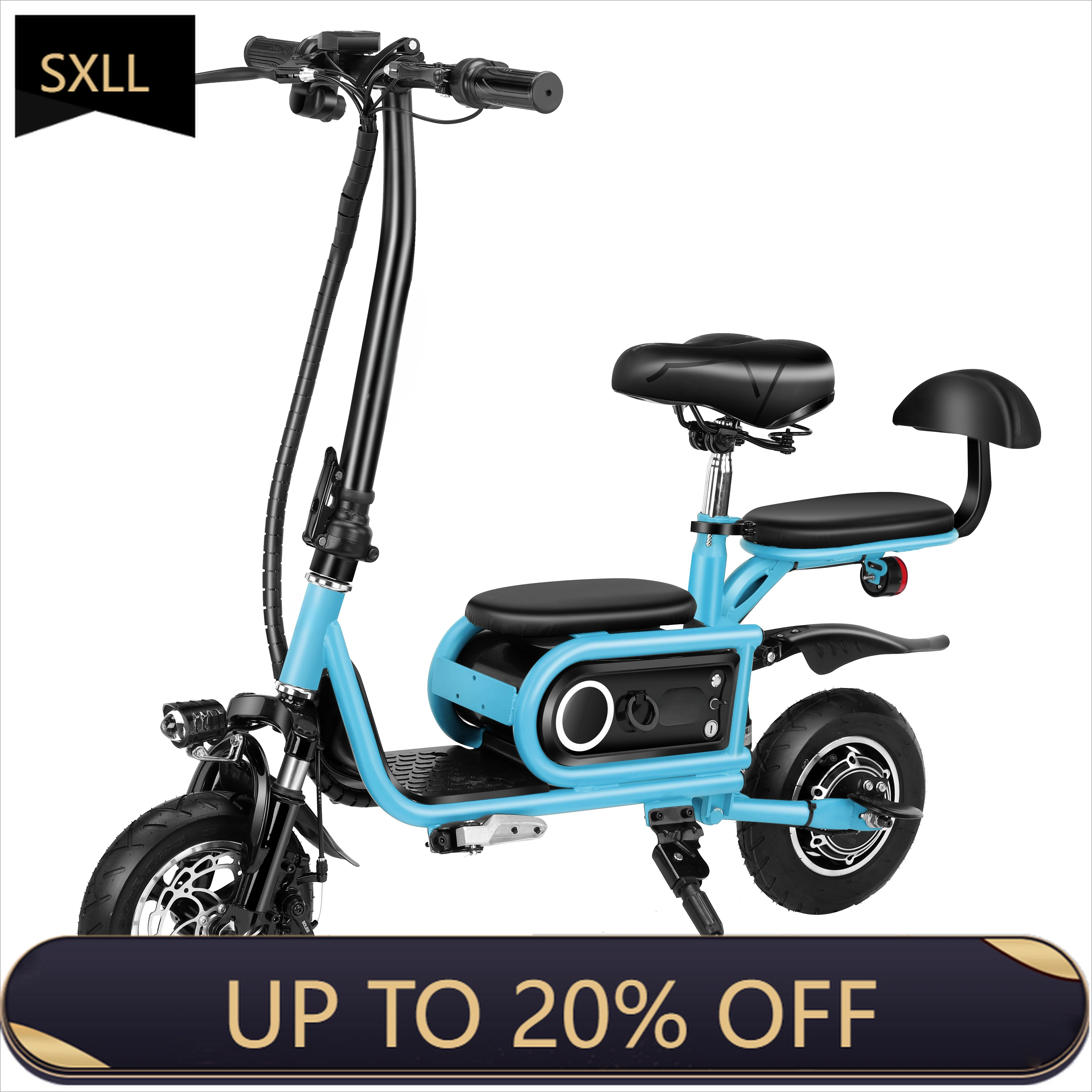 

SXLL Electric scooter 48V 500W adult two-wheel scooter