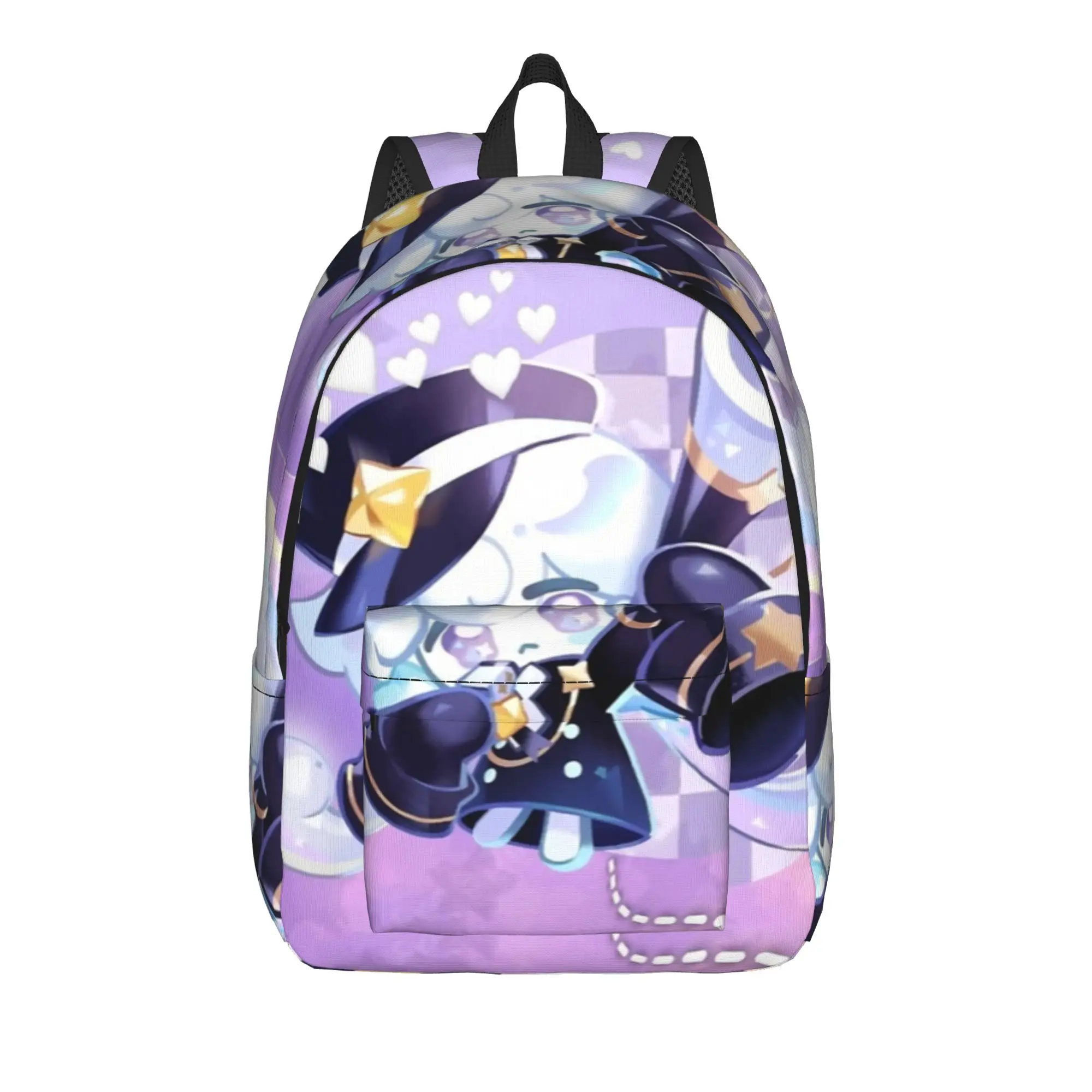 

Milky Way Cookie Classical Backpack Sports Student Hiking Travel Cookie Run Kingdom Daypack for Men Women College Canvas Bags