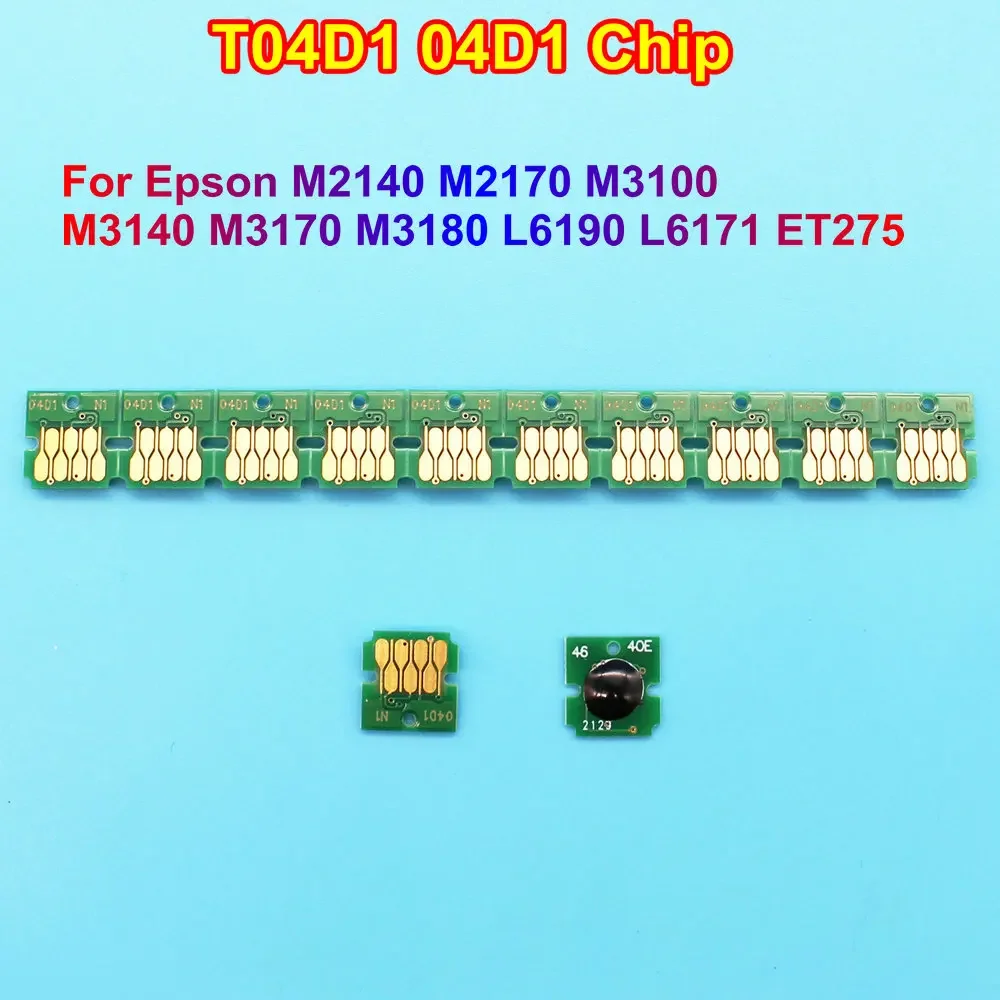 

T04D1 04D1 Waste Ink Tank Chip For Epson Maintenance Cartridge Waste Ink Box Chip Ic M2140 M2170 M3100 M3170 L6190 L6171 Printer