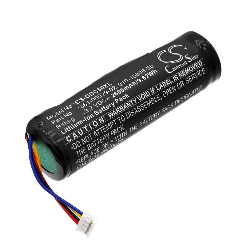 

Cameron Sino 2600mAhBattery 361-00029-02 for Garmin Alpha 100, DC50, GAA002, GAA003, GAA004, T5 , TT10, TT15,