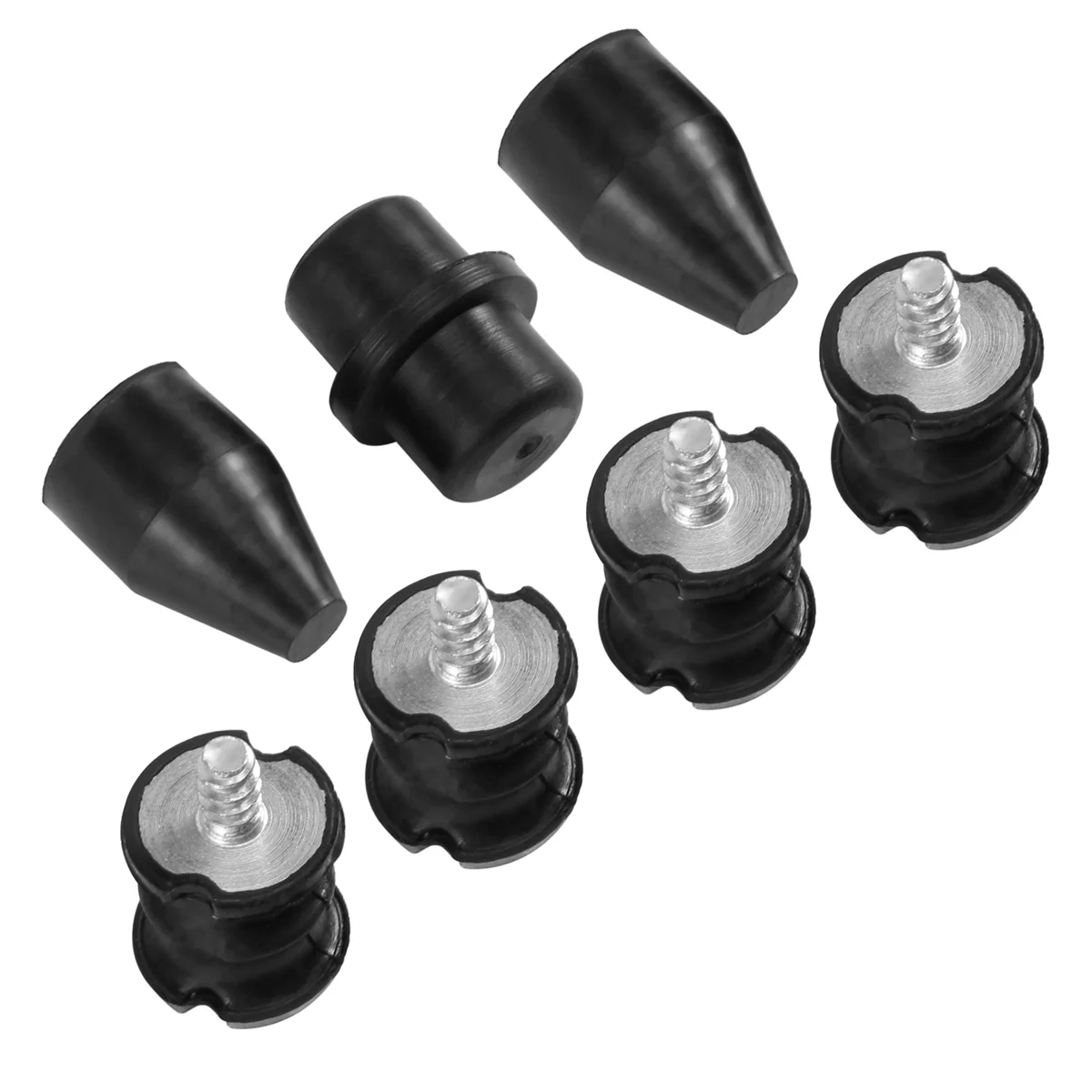 New 7Pcs Rubber Front Handle Isolator Buffer Shock Mount elements Set Kit Fit for Husqvarna 136 137 141 142 Chainsaw Parts