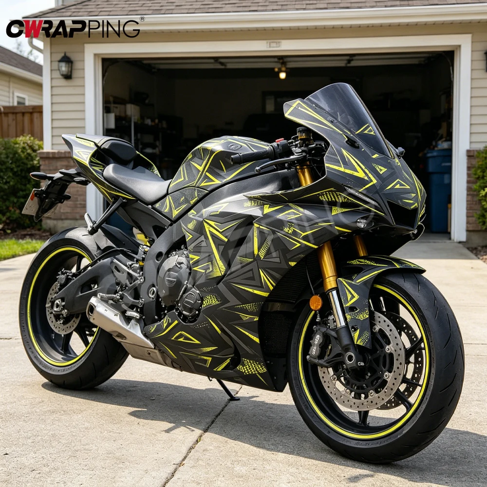 Wrap Foil Car Wrapping Vinyl Paper for Car Camouflage Waterproof Paint Motorcycle Helmets Self-adhesive Film Motorcycles Sticker