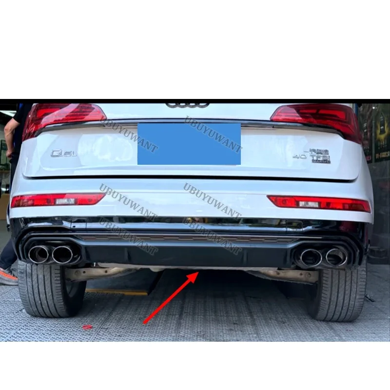 Für Audi Q5L S-Line (nicht für Standard) 2018 2019 2020–2022 Auto-Heckdiffusor Stoßstange Eckspoiler Splitter Lippenschutz
