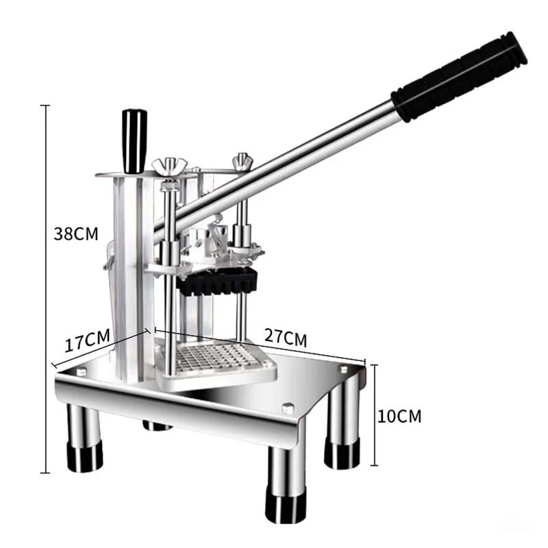 Commercial Chip Cutting Machine Potato Cutter Lettuce Strip Machine Cucumber Cutting Machine