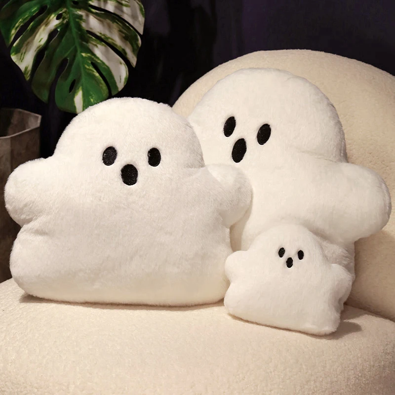 

New Kawaii Cloud Ghost Plush Throw Pillow Toys Cute Stuffed Soft Cartoon Baby Plushies Dolls Sofa Chair Cushion for Home Decor