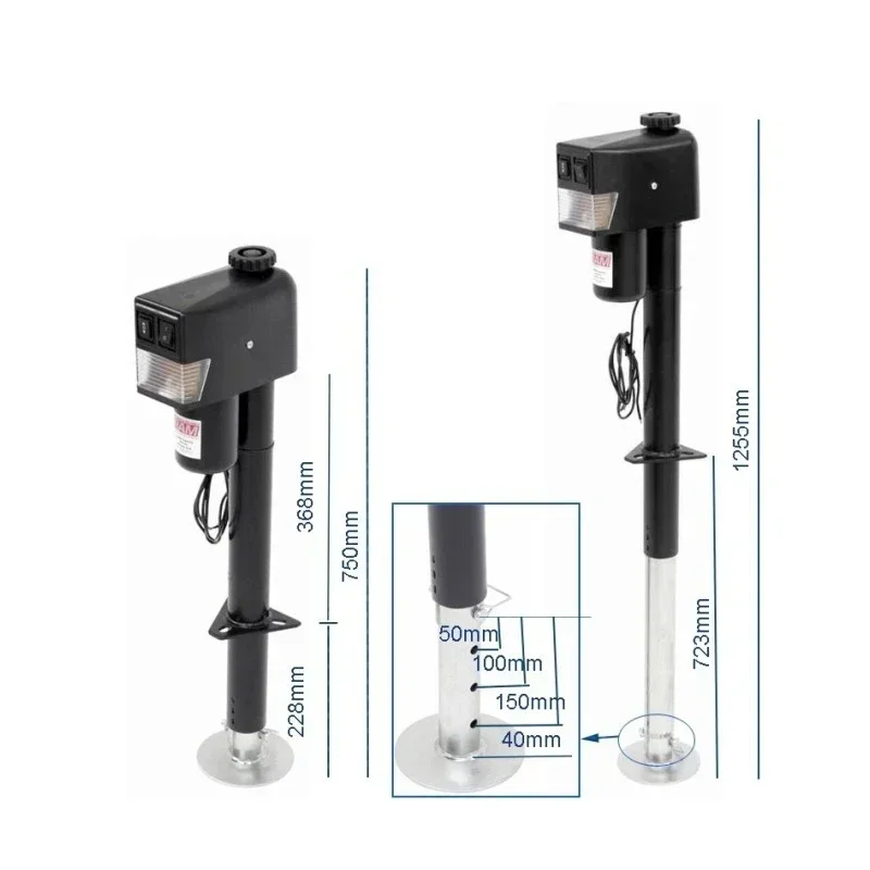 Electric Jack Yacht Trailer Accessories Leg Bracket Screw Top